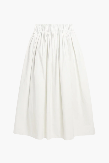 Jupe midi femme évasée taille élastique