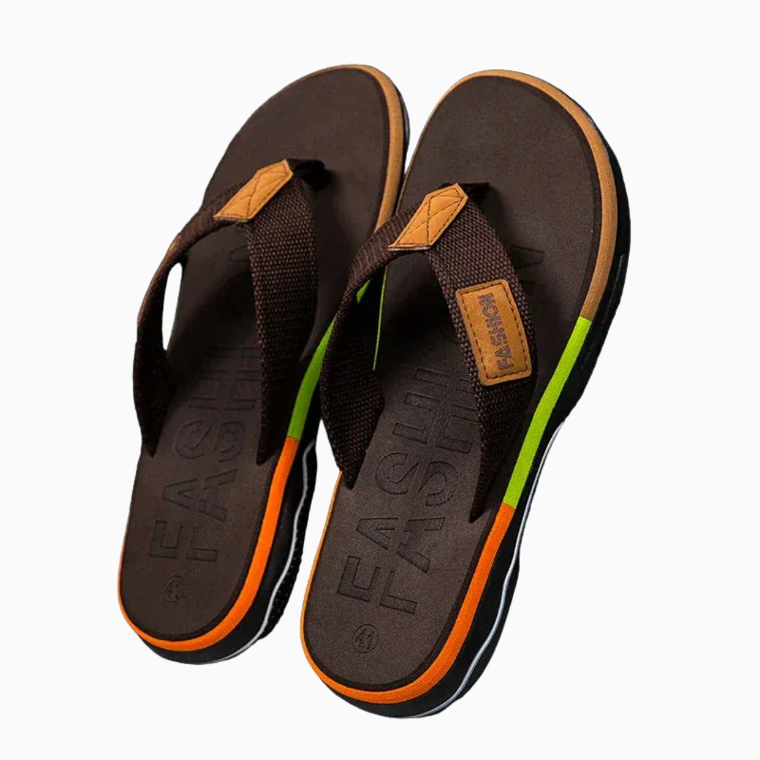 Tongs homme vue d'ensemble coloris