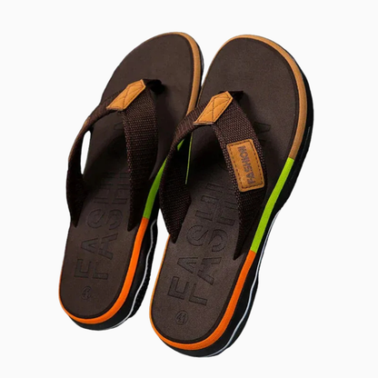 Tongs homme vue d'ensemble coloris