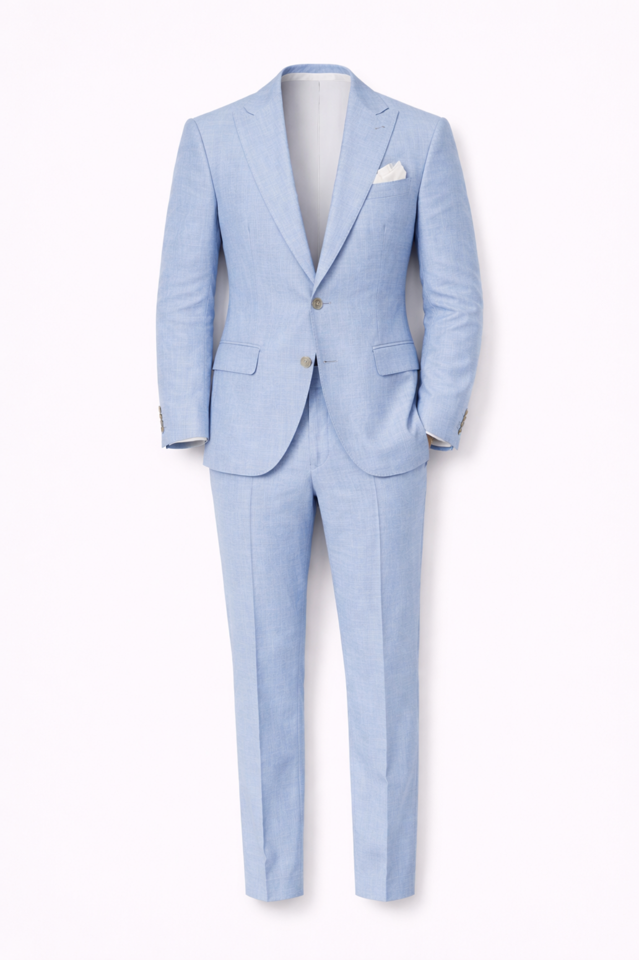 Costume Homme Élégant 2 Pièces – Blazer Ajusté Et Pantalon Tailleur