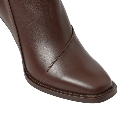 bottines femme à talon carré, détail de la semelle