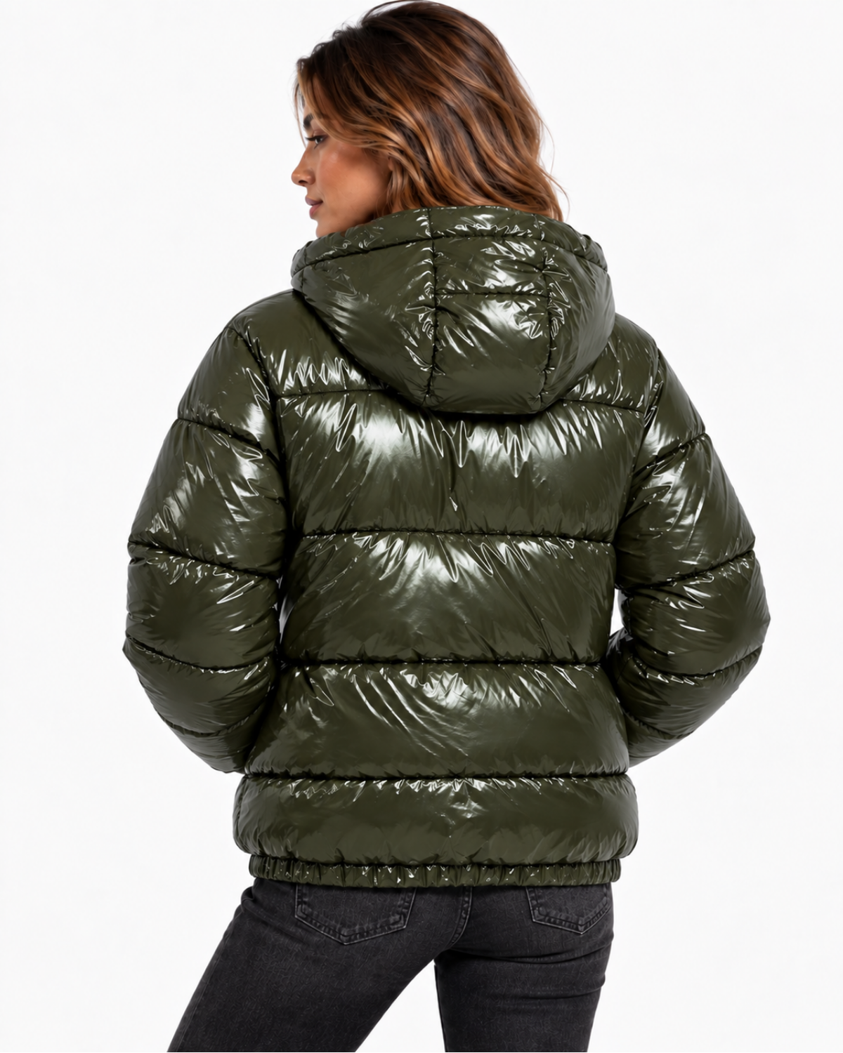Doudoune Brillante Femme – Coupe Ajustée, Chaude & Ultra-Légère