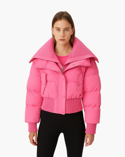 Doudoune Femme Oversize Zippée | Volume Moderne et Confort Thermique