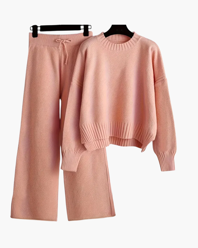 Ensemble Pull & Pantalon Tricoté – Confort Élégant pour la Saison