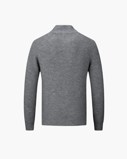 Tricot à fermeture éclair intégrale pour homme, style moderne