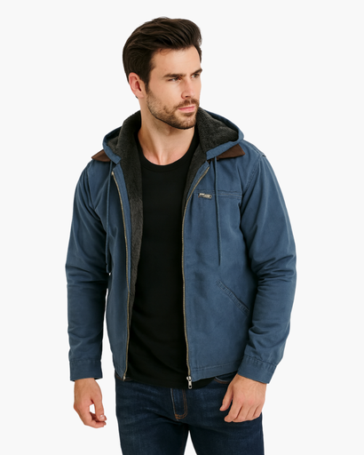 Blouson Homme Capuche Doublée – vue 2