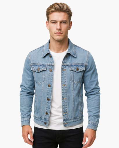 Veste en Denim pour Homme | Style Classique & Coupe Ajustée