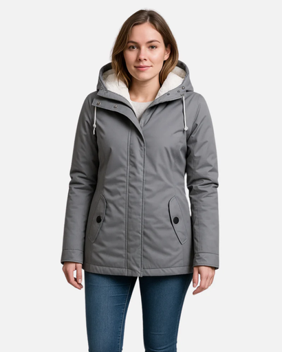 Veste d’Hiver Femme – Capuche Doublée en Polaire