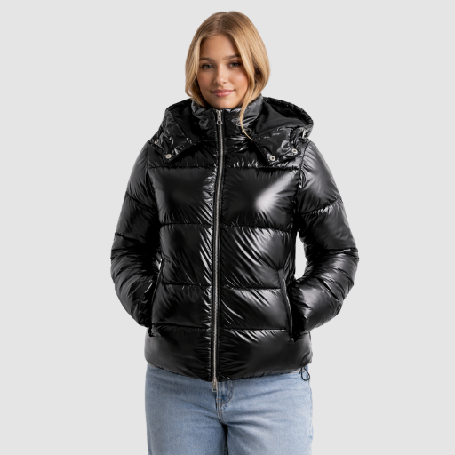 Doudoune Femme Brillante | Chaleur, Confort et Élégance Moderne
