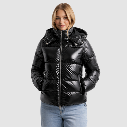 Doudoune Femme Brillante | Chaleur, Confort et Élégance Moderne