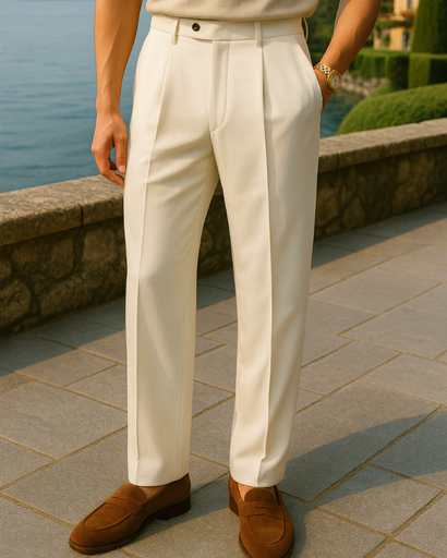 Pantalon droit pour homme