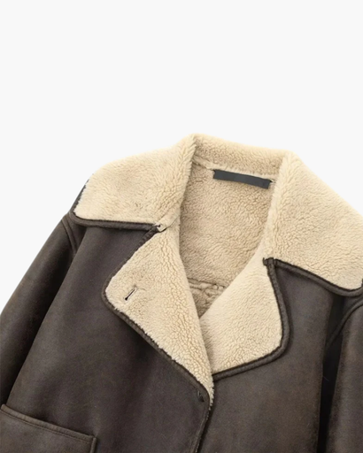 Manteau d’Hiver Femme – Veste Chaude avec Doublure Polaire et Grandes Poches