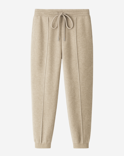 Pantalon élégant effet cachemire – coupe confortable