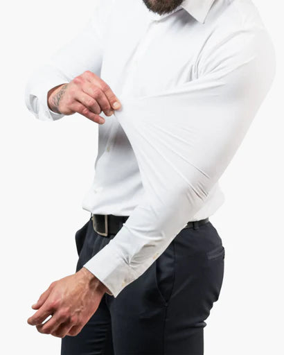 Chemise Homme Extensible | Confort et Élégance Sans Repassage