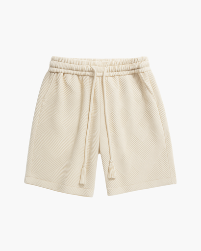 Short d’été à motif texturé – Style Old Money