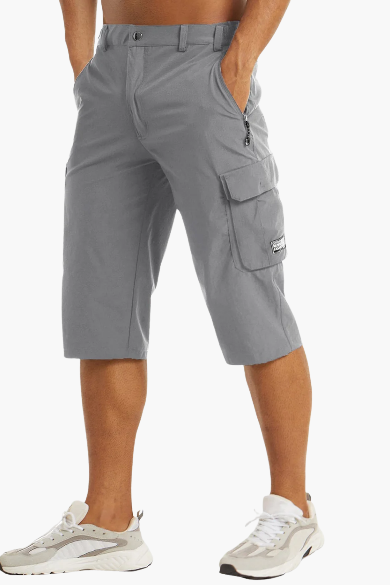 Short Cargo Homme Long – Bermuda Utilitaire Décontracté