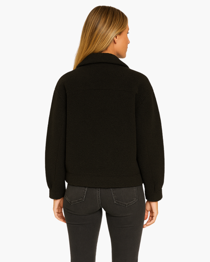 Veste Femme en Laine Bouclée | Style Décontracté & Douceur Absolue