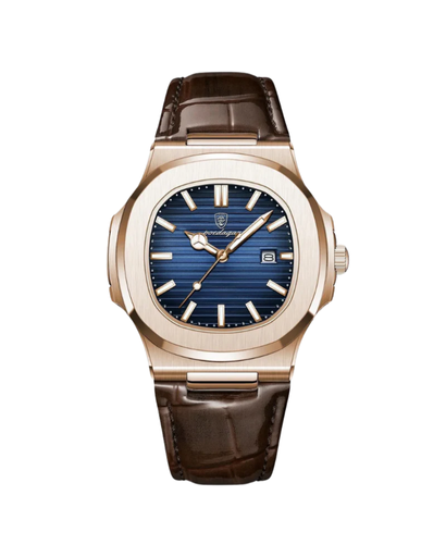 Montre homme élégante avec indication de la date et design classique