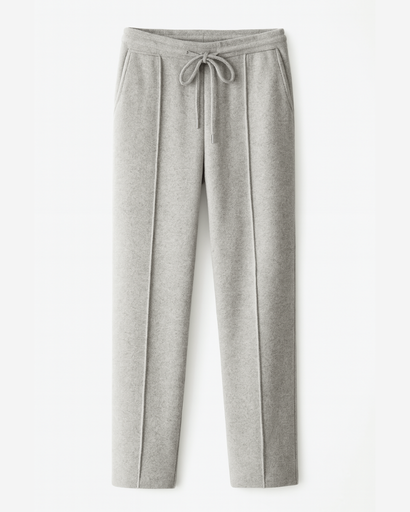 Pantalon élégant effet cachemire – coupe confortable