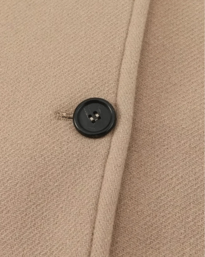 Manteau Femme Oversize en Laine Mélangée – Élégant avec Col Revers et Manches Chauve-Souris