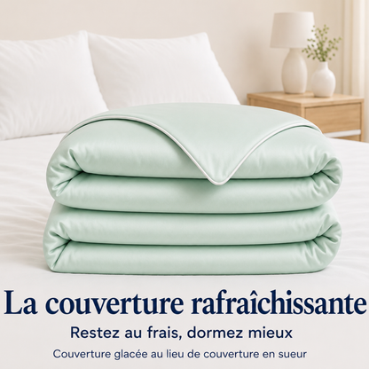 Couverture Rafraîchissante – Nuits Fraîches Sans Transpiration, Effet Glacial