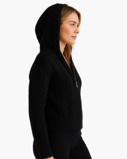 Ensemble hiver femme, vue de dos