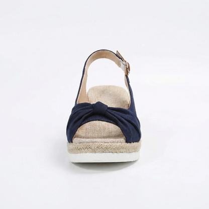 Sandales Femme Confort Ergonomiques – Sandales Compensées Avec Bride Ajustable