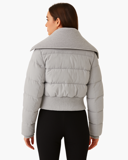 Doudoune Femme Oversize Zippée | Volume Moderne et Confort Thermique