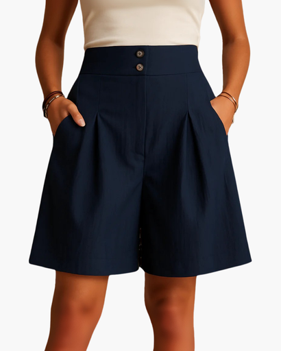 Short taille haute élégant – Look estival raffiné