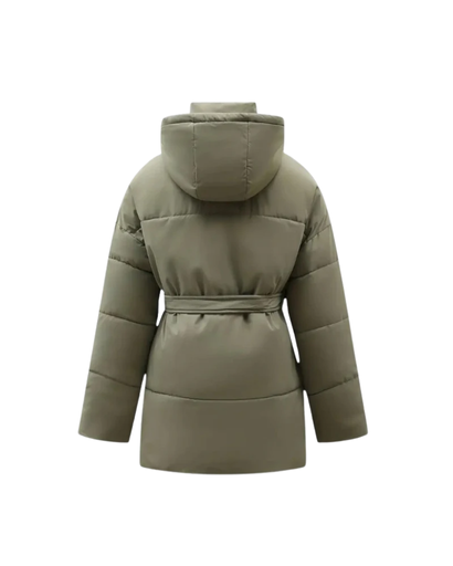 Manteau d’Hiver Léger Femme avec Ceinture – Coupe Matelassée Confortable