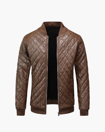 Blouson Matelassé Similicuir – vue 1