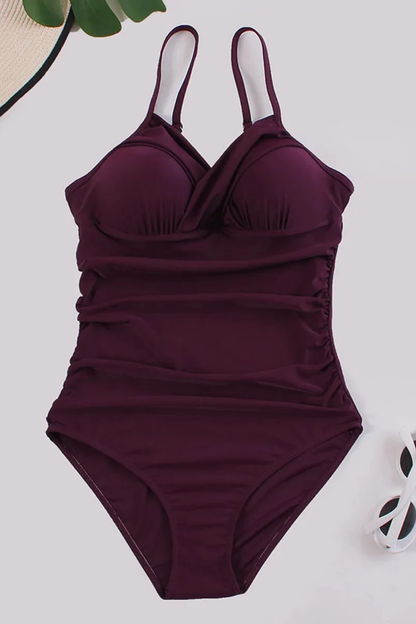 Maillot De Bain Femme Grande Taille Une Pièce – Maillot De Bain Rembourré Élégant