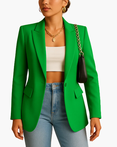 Blazer Femme Cintré – Tenue Bureau Chic & Invitée de Mariage | Élégance Moderne & Silhouette Structurée