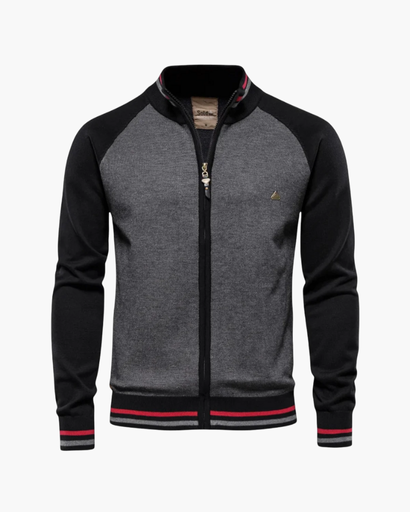 Gilet Zippé Bicolore Homme | Élégance décontractée et confort premium