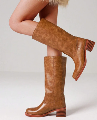 Bottes Hautes Femme – Doublure Chaude & Style Authentique