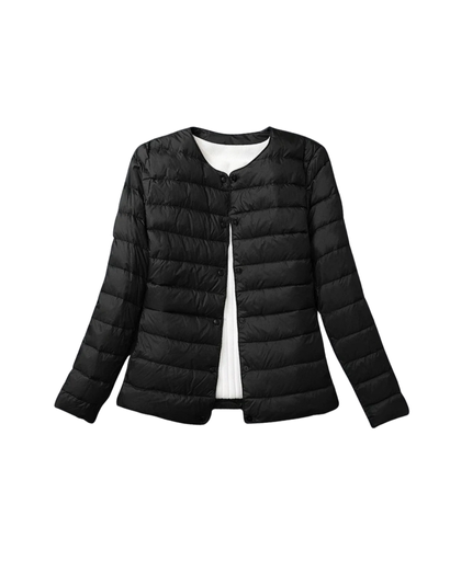 Doudoune Légère Femme – Design Col Rond