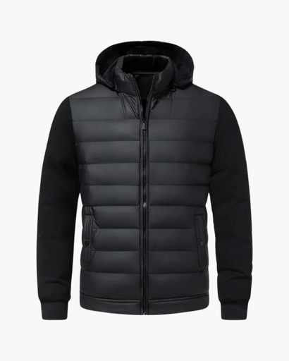 Veste Matelassée Homme avec Capuche – Style Urbain & Confort Thermique