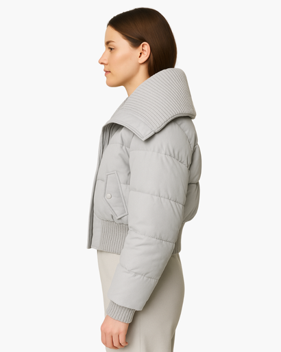 Doudoune Femme Oversize Zippée | Volume Moderne et Confort Thermique