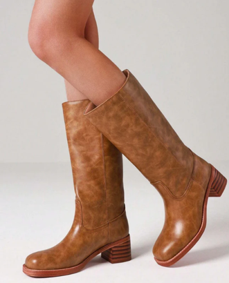 Bottes Hautes Femme – Doublure Chaude & Style Authentique