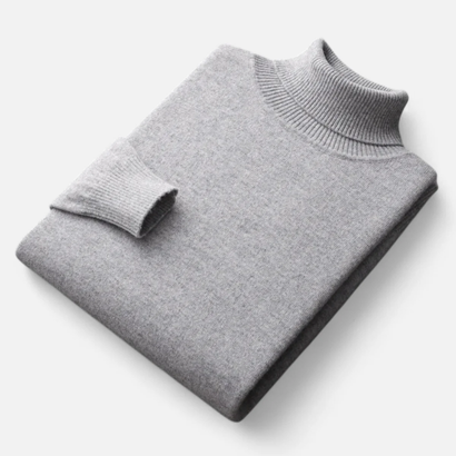 Pull Col Roulé Homme – Style Classique et Confort Absolu