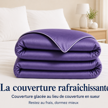 Couverture Rafraîchissante – Nuits Fraîches Sans Transpiration, Effet Glacial