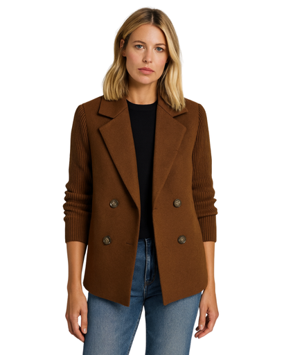 Veste Blazer Femme | Double Boutonnage | Élégance Décontractée