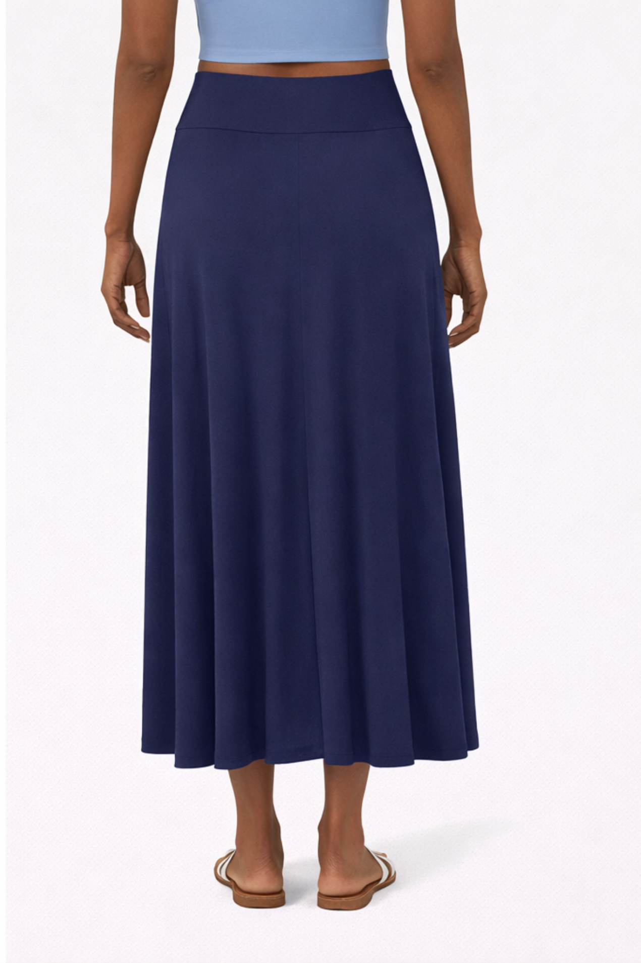 Jupe Maxi Femme Satin Taille Haute – Fente Latérale & Coupe Croisée | Soirée Élégante