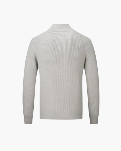Tricot à fermeture éclair intégrale pour homme, style moderne
