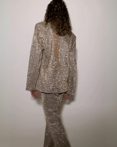 Tailleur Femme Pailleté – Costume de Soirée Brillant – Tenue de Fête