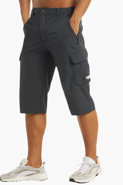 Short Cargo Homme Long – Bermuda Utilitaire Décontracté