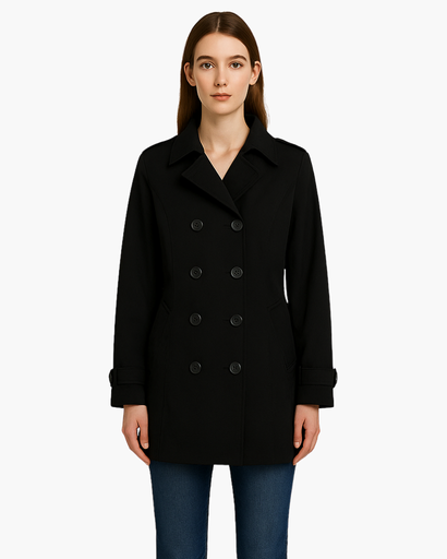 Trench Femme à Double Boutonnage – Élégant & Intemporel