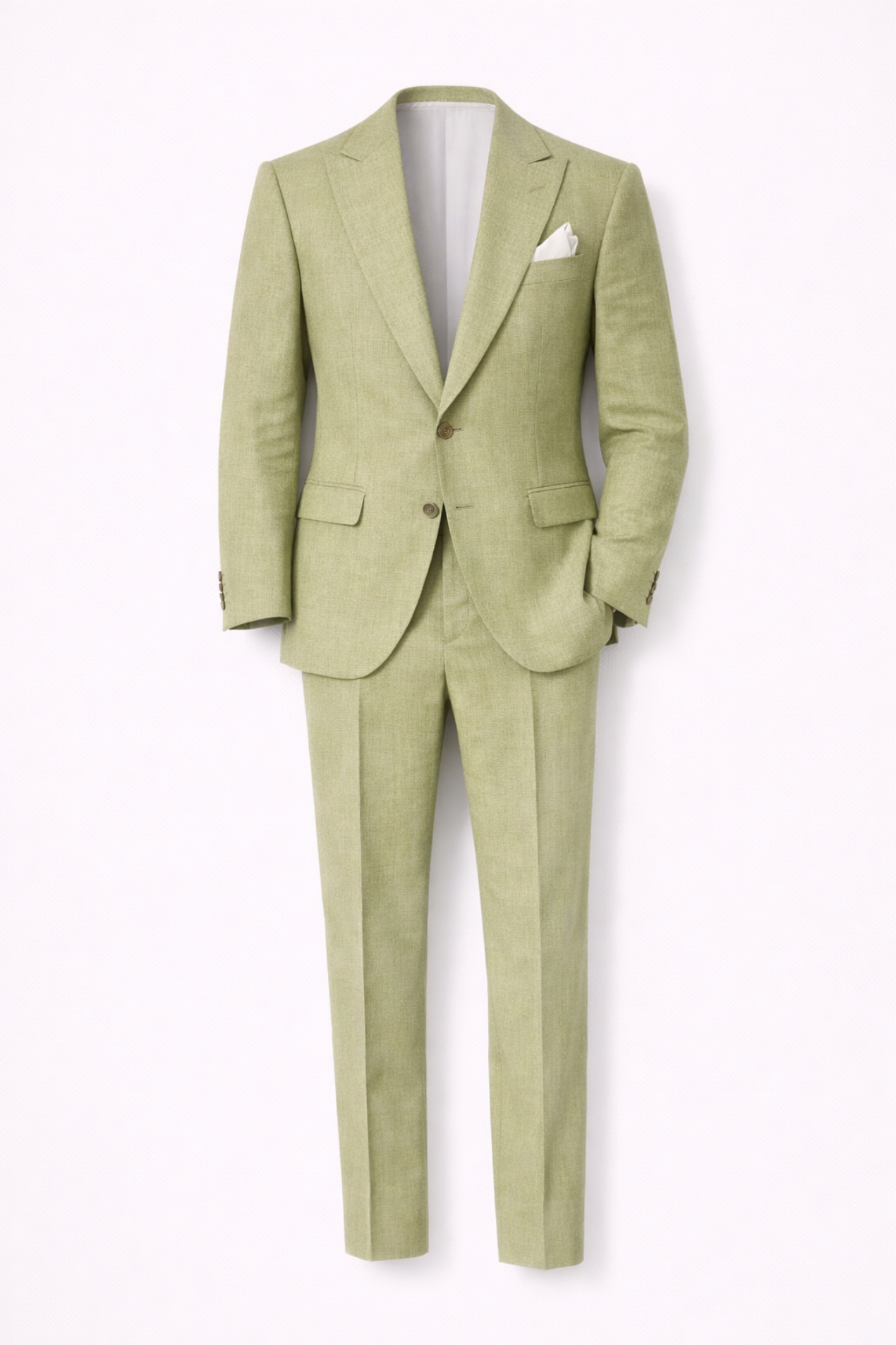 Costume Homme Élégant 2 Pièces – Blazer Ajusté Et Pantalon Tailleur