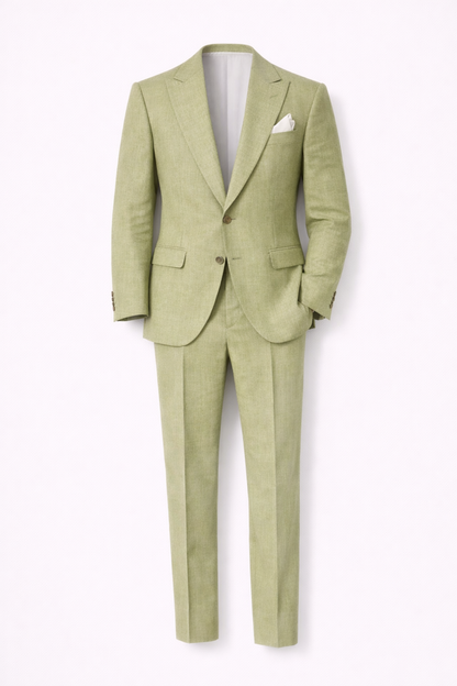 Costume Homme Élégant 2 Pièces – Blazer Ajusté Et Pantalon Tailleur