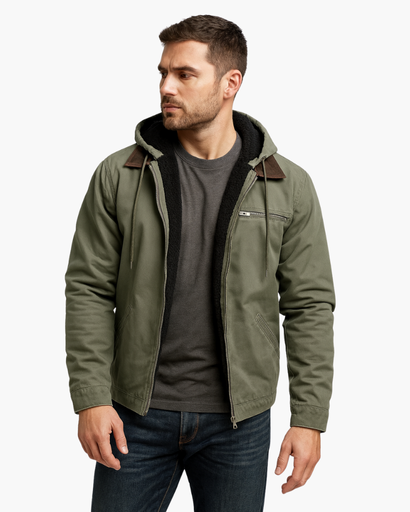 Blouson Homme Capuche Doublée – vue 1
